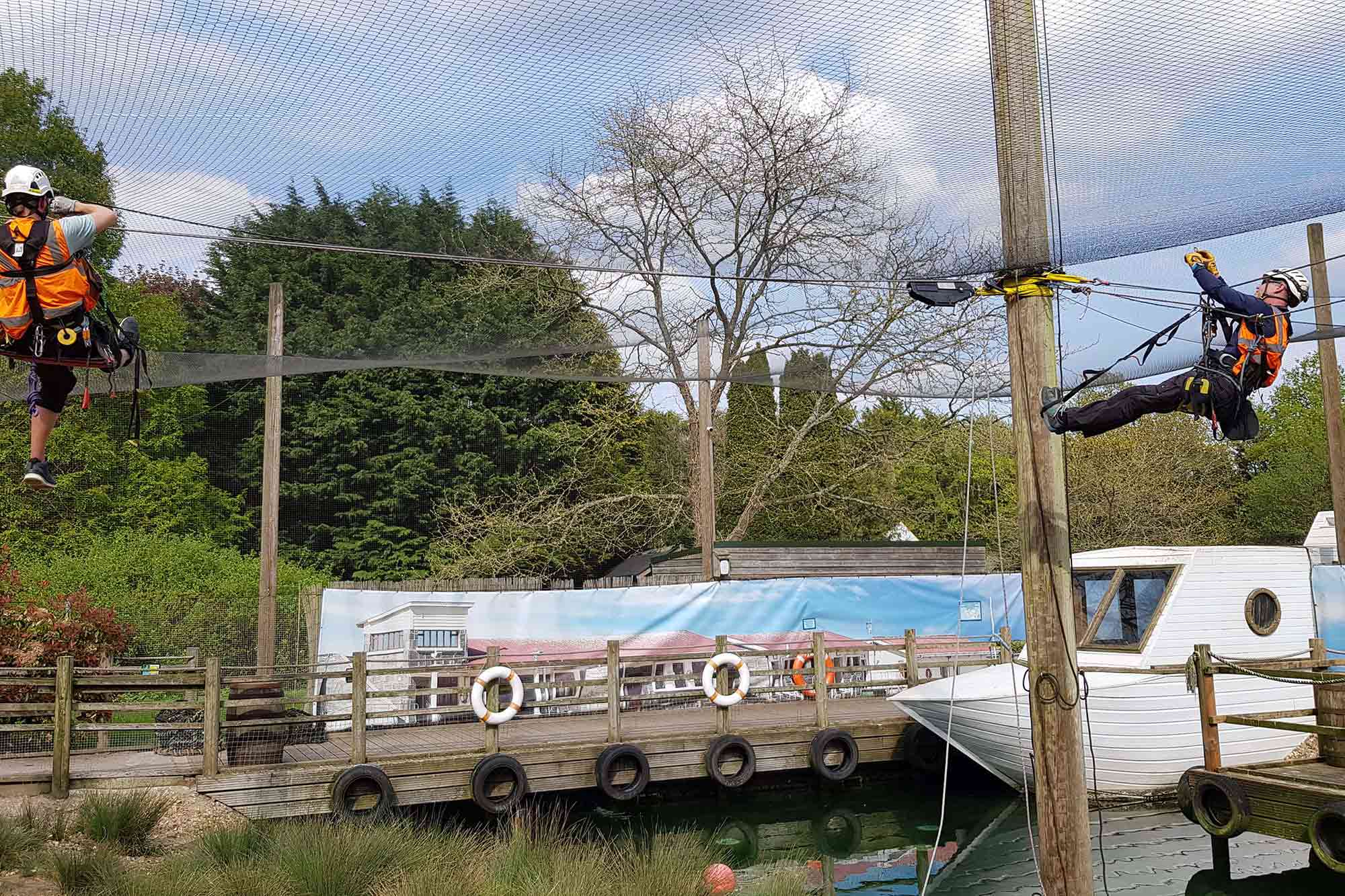 Rope access engineer carrying out building repairs in Bristol